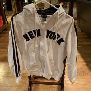R.A.G. Hooded New York Sweatshirt - Size Small